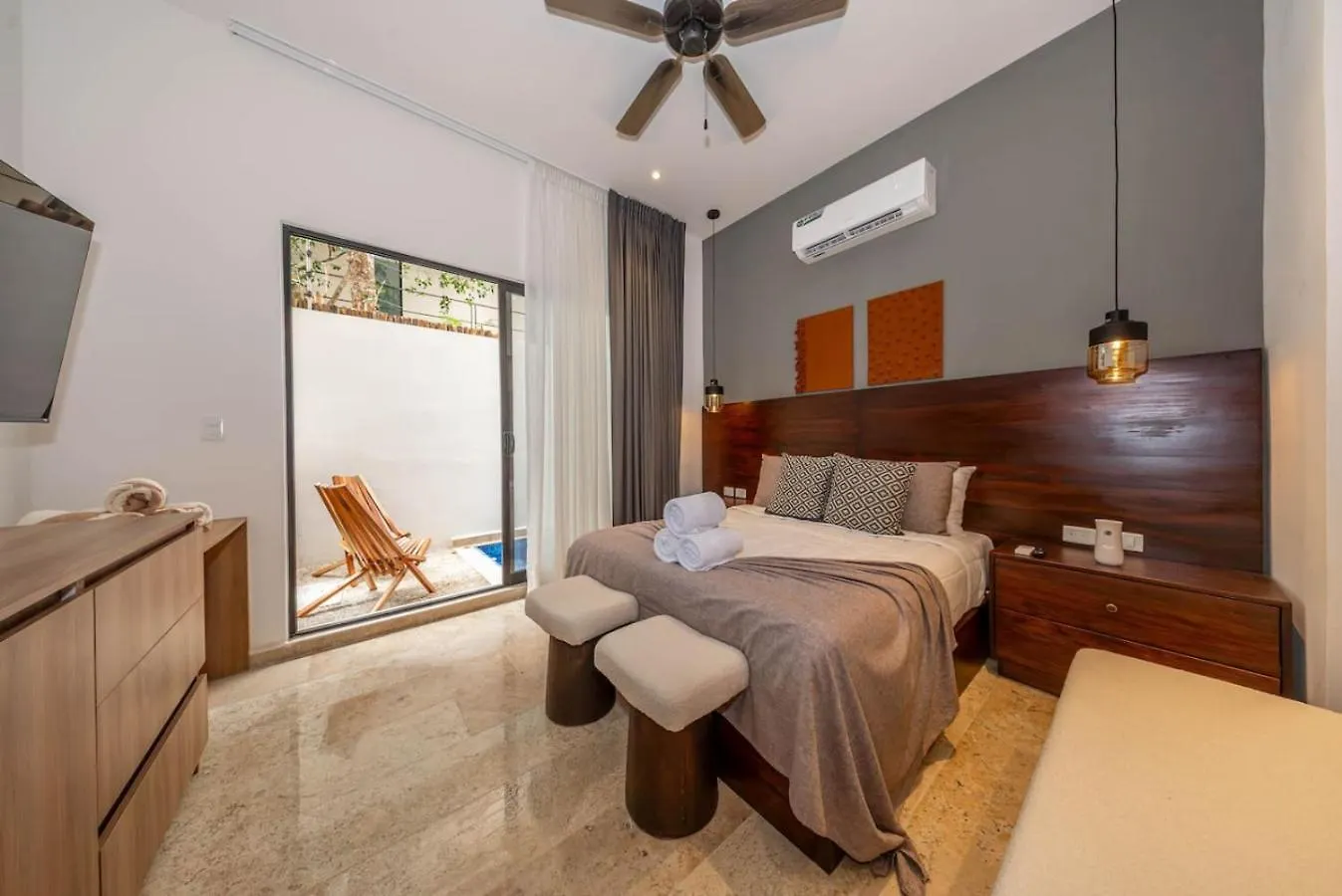 טולום Lux Studio W Private Plunge Pool Gym Lik Zama בית נופש